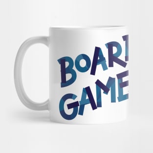 Board Games Blue Mug